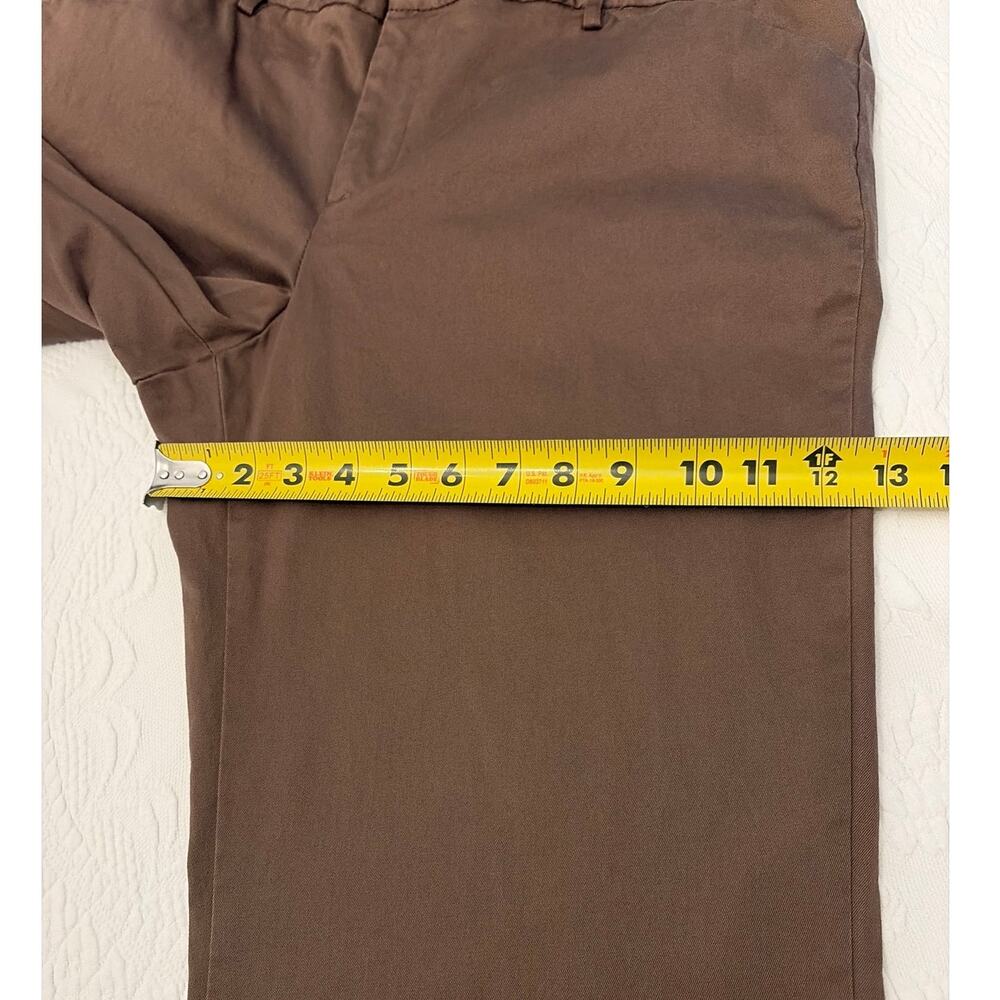 GH Bass & Co Brown Stretch Dress Pants Women's 14 Bootcut Career Cotton Blend - Picture 8 of 11